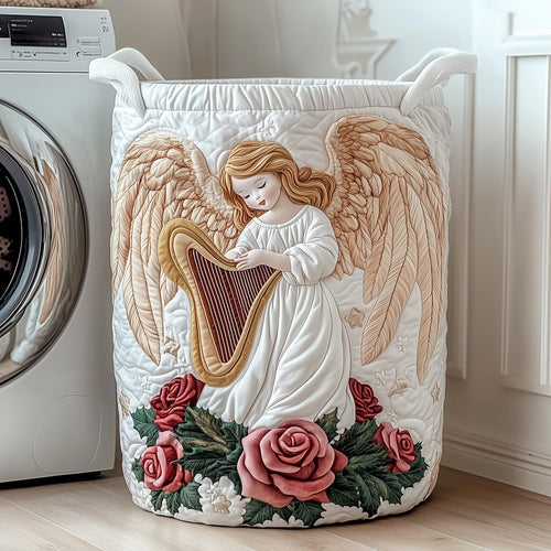 Christmas Angel Quilted Laundry Basket GFTOTP11996