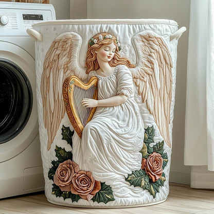 Christmas Angel Quilted Laundry Basket GFTOTP11997