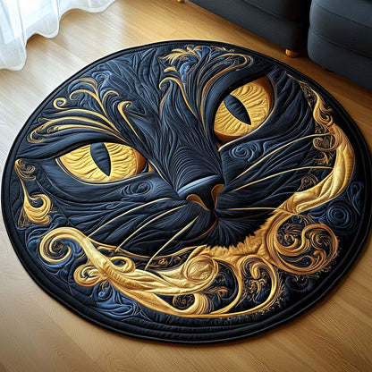 Catitude Quilted Round Mat GFTOTP12023