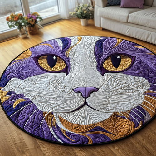 Catitude Quilted Round Mat GFTOTP12025