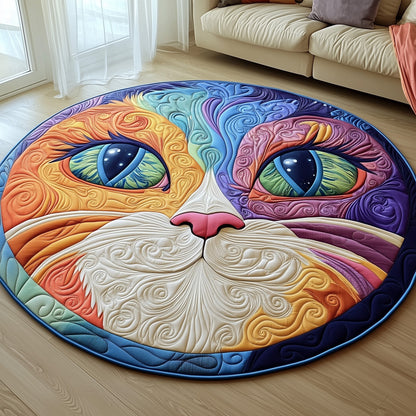 Catitude Quilted Round Mat GFTOTP12028