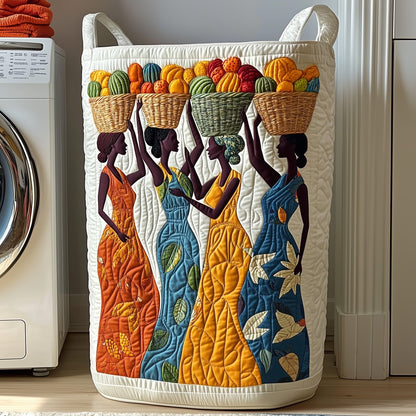 Divine Beauty Quilted Laundry Basket GFTOTP12050