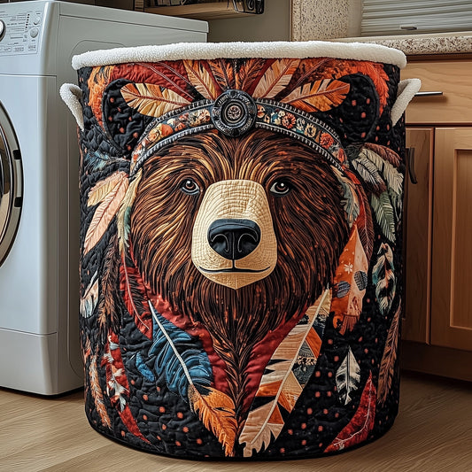 Native Charm Quilted Laundry Basket GFTOTP12057
