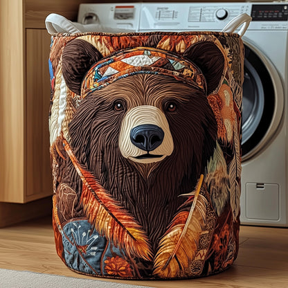 Native Charm Quilted Laundry Basket GFTOTP12058