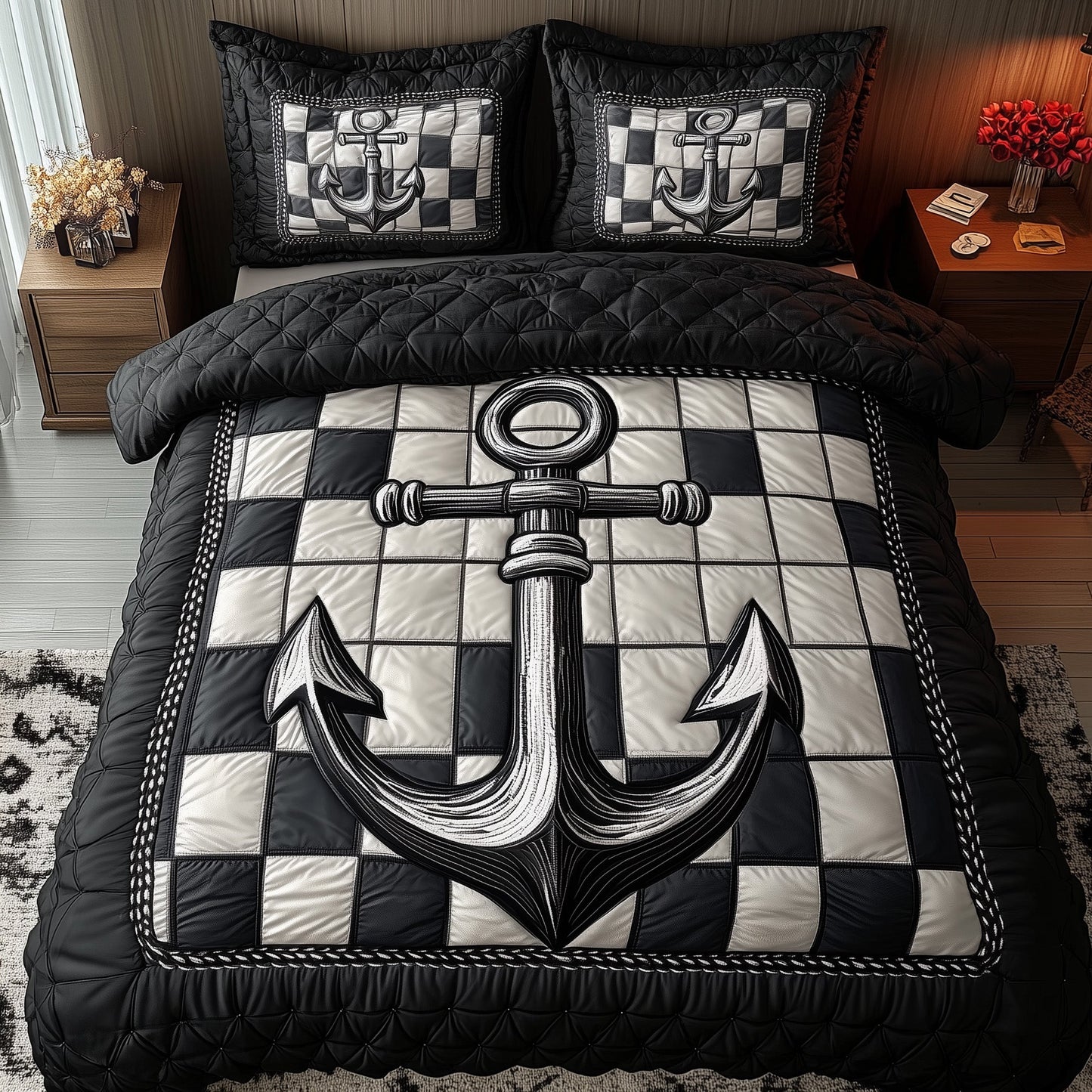 Nautical Anchor Duvet Cover Set GFTOTP12066