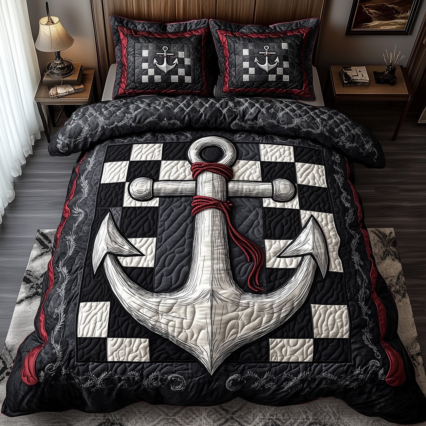 Nautical Anchor Duvet Cover Set GFTOTP12067