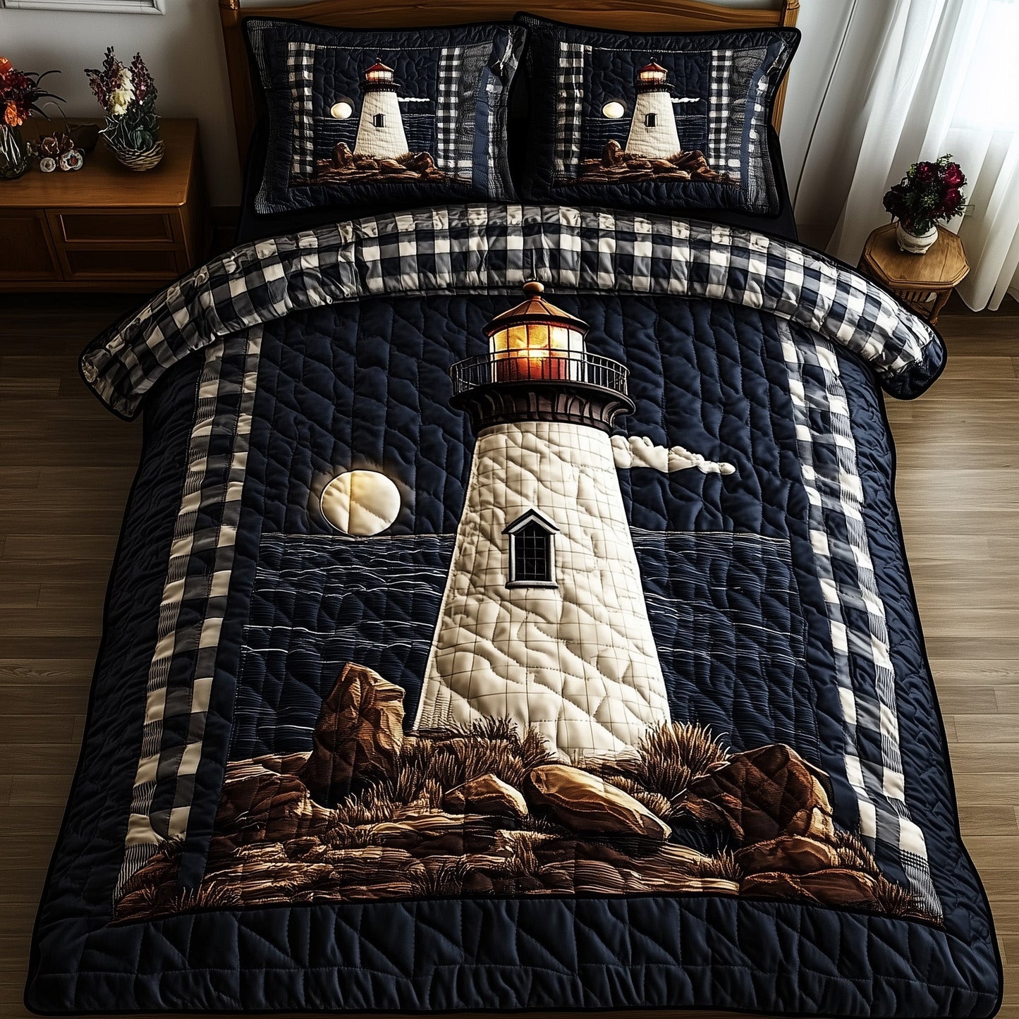 Nautical Lighthouse Duvet Cover Set GFTOTP12073