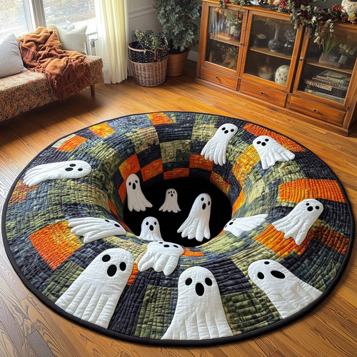 Spooky Vibes Quilted Round Mat GFTOTP12083