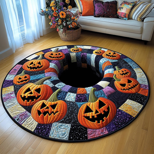 Spooky Vibes Quilted Round Mat GFTOTP12084
