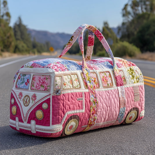 Vintage Van Quilted Duffle Bag GFTOTP12125