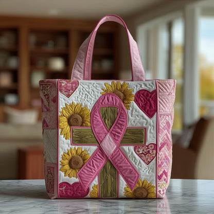 Faith Over Fear Quilted Tote Bag GFTOTP12127