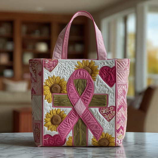 Faith Over Fear Quilted Tote Bag GFTOTP12127