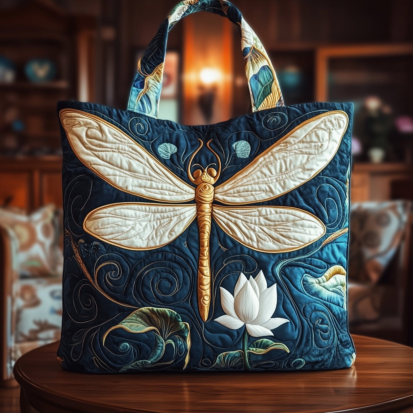 Elegant Wings Quilted Tote Bag GFTOTP12168