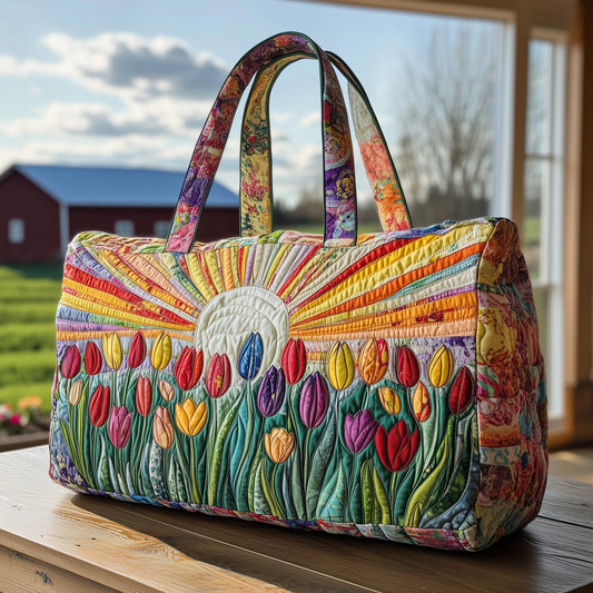 Petals Charm Quilted Duffle Bag GFTOTP12175