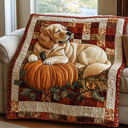 Autumn Retriever Quilted Blanket GFTOTP12184