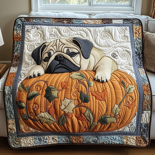 Pug Nap Time Quilted Blanket GFTOTP12200