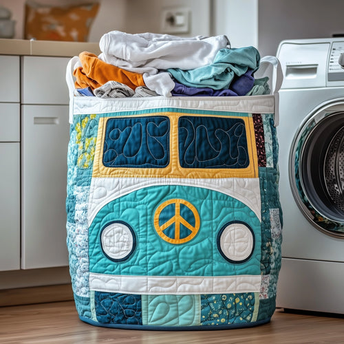 Hippie Van Quilted Laundry Basket GFTOTP12228