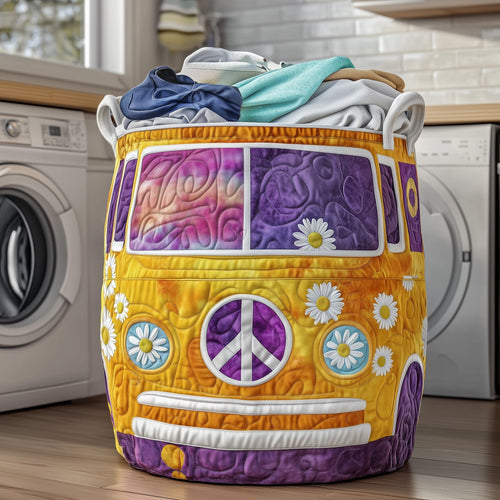 Hippie Van Quilted Laundry Basket GFTOTP12229