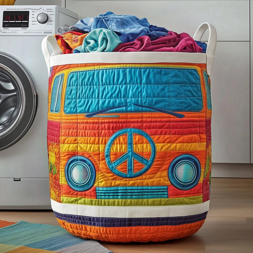 Hippie Van Quilted Laundry Basket GFTOTP12230