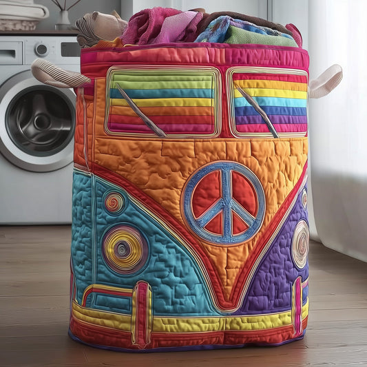 Hippie Van Quilted Laundry Basket GFTOTP12233