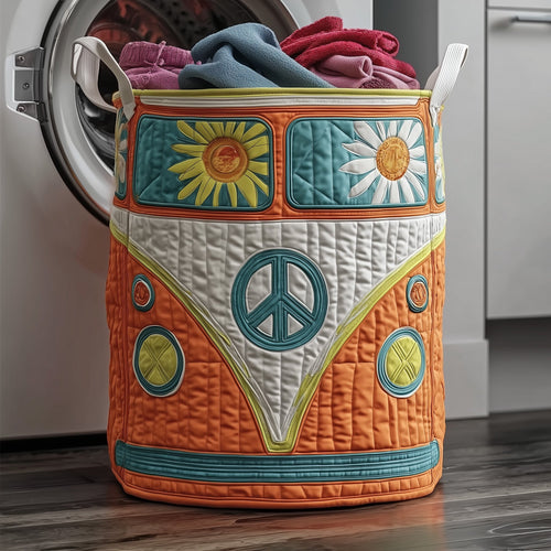 Hippie Van Quilted Laundry Basket GFTOTP12238