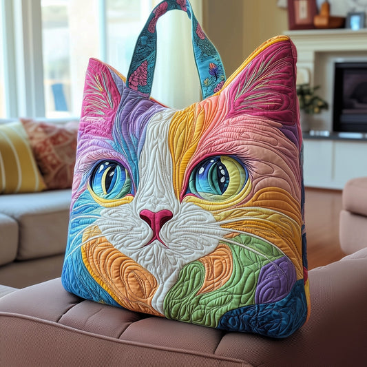 Catitude Quilted Tote Bag GFTOTP12244