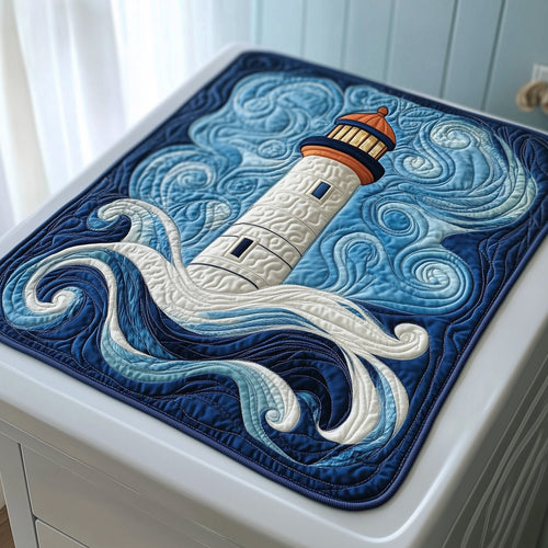 Lighthouse Quilted Washer and Dryer Cover GFTOTP12255