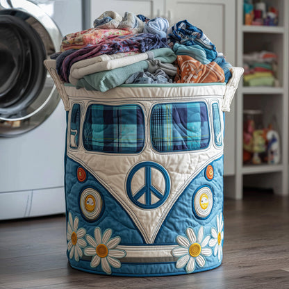 Hippie Van Quilted Laundry Basket GFTOTP12281