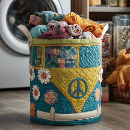Hippie Van Quilted Laundry Basket GFTOTP12289