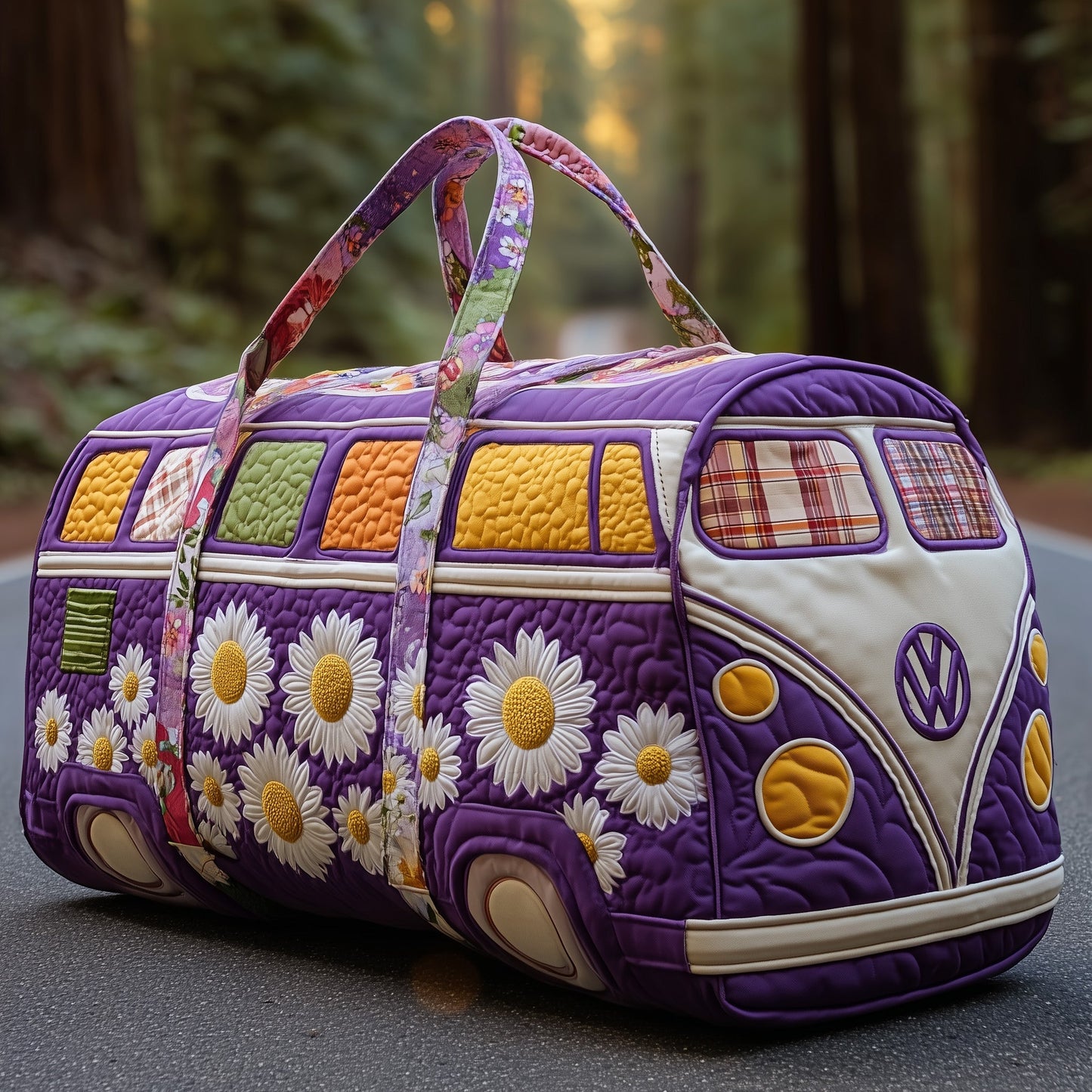 Blossom Path Quilted Duffle Bag GFTOTP12296