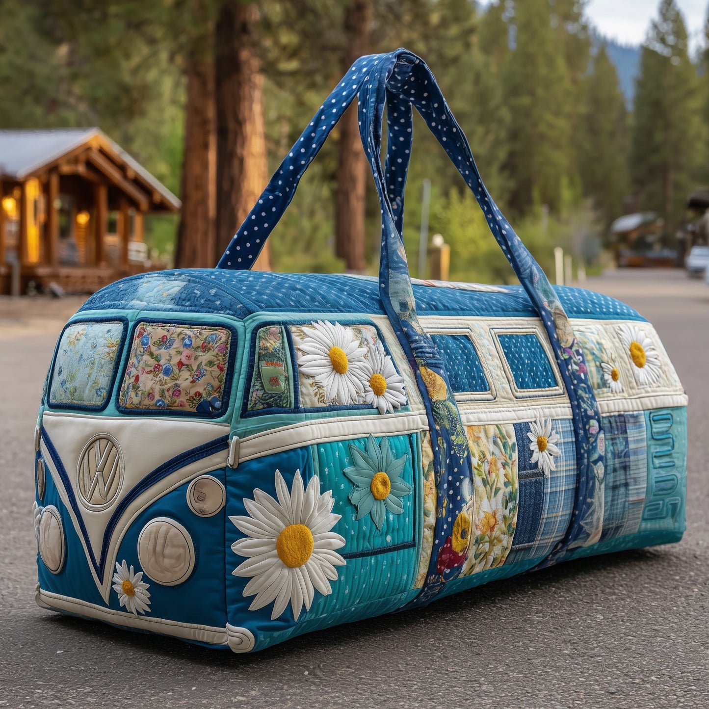 Blossom Path Quilted Duffle Bag GFTOTP12298