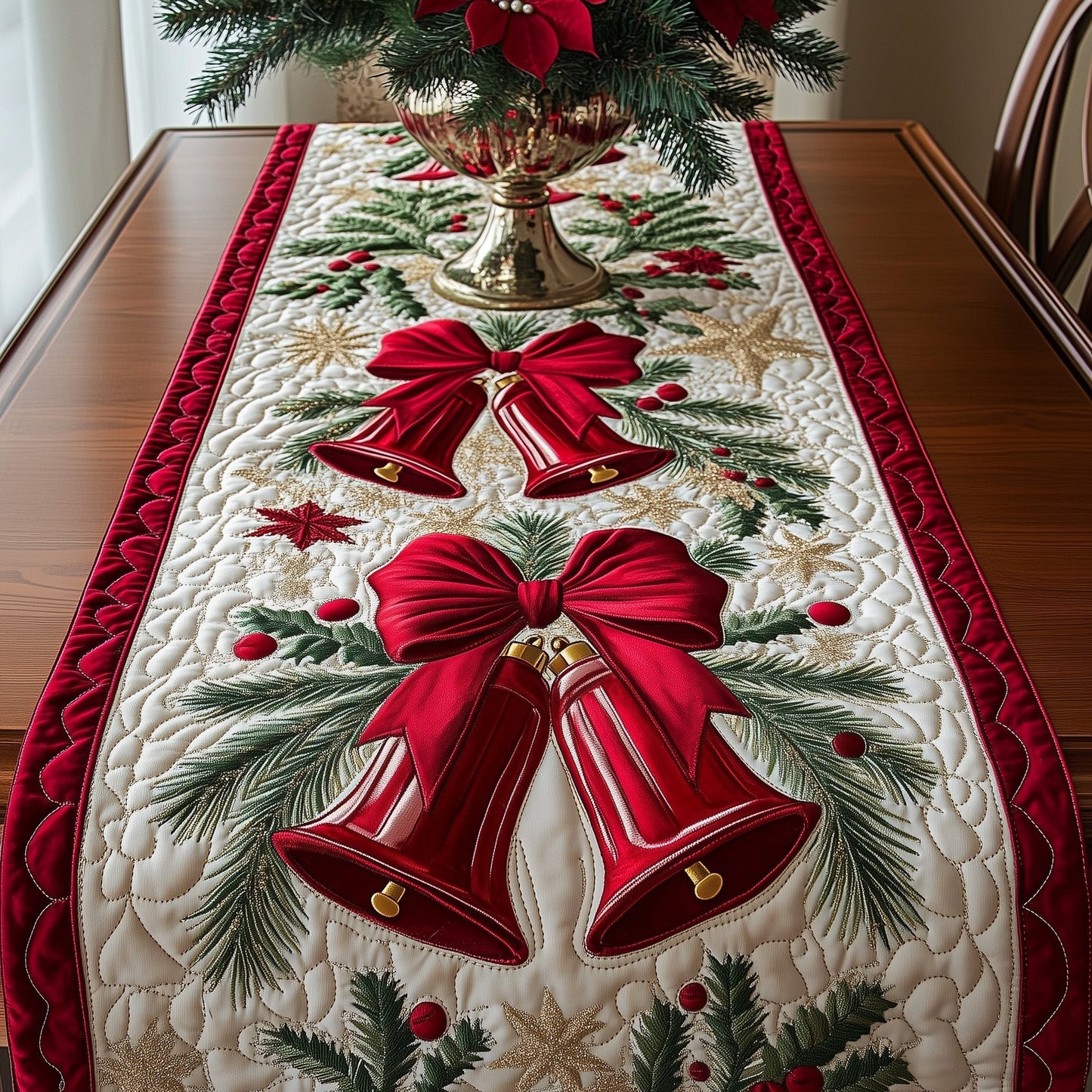 Yuletide Vibes Quilted Table Runner GFTOTP12327