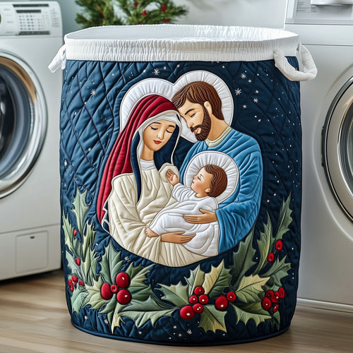 Nativity Quilted Laundry Basket GFTOTP12352
