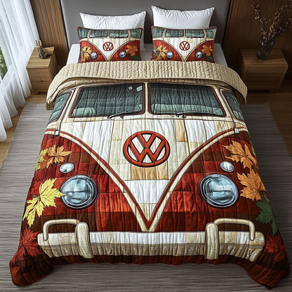 Fall Foliage Camper Duvet Cover Set GFTOTP12371