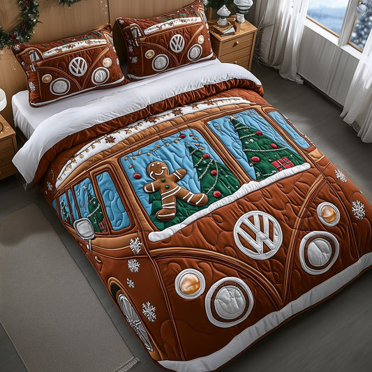 Gingerbread Getaway Duvet Cover Set GFTOTP12373
