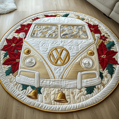 Yuletide Van Quilted Round Mat GFTOTP12397