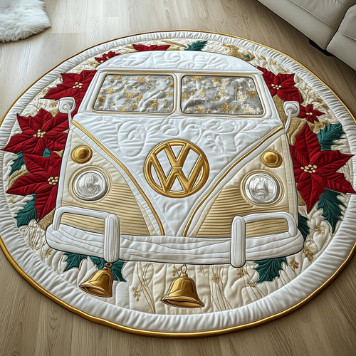 Yuletide Van Quilted Round Mat GFTOTP12397