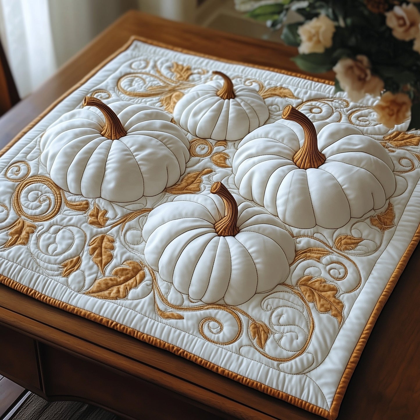 Pumpkin Haven Quilted Table Topper GFTOTP12425