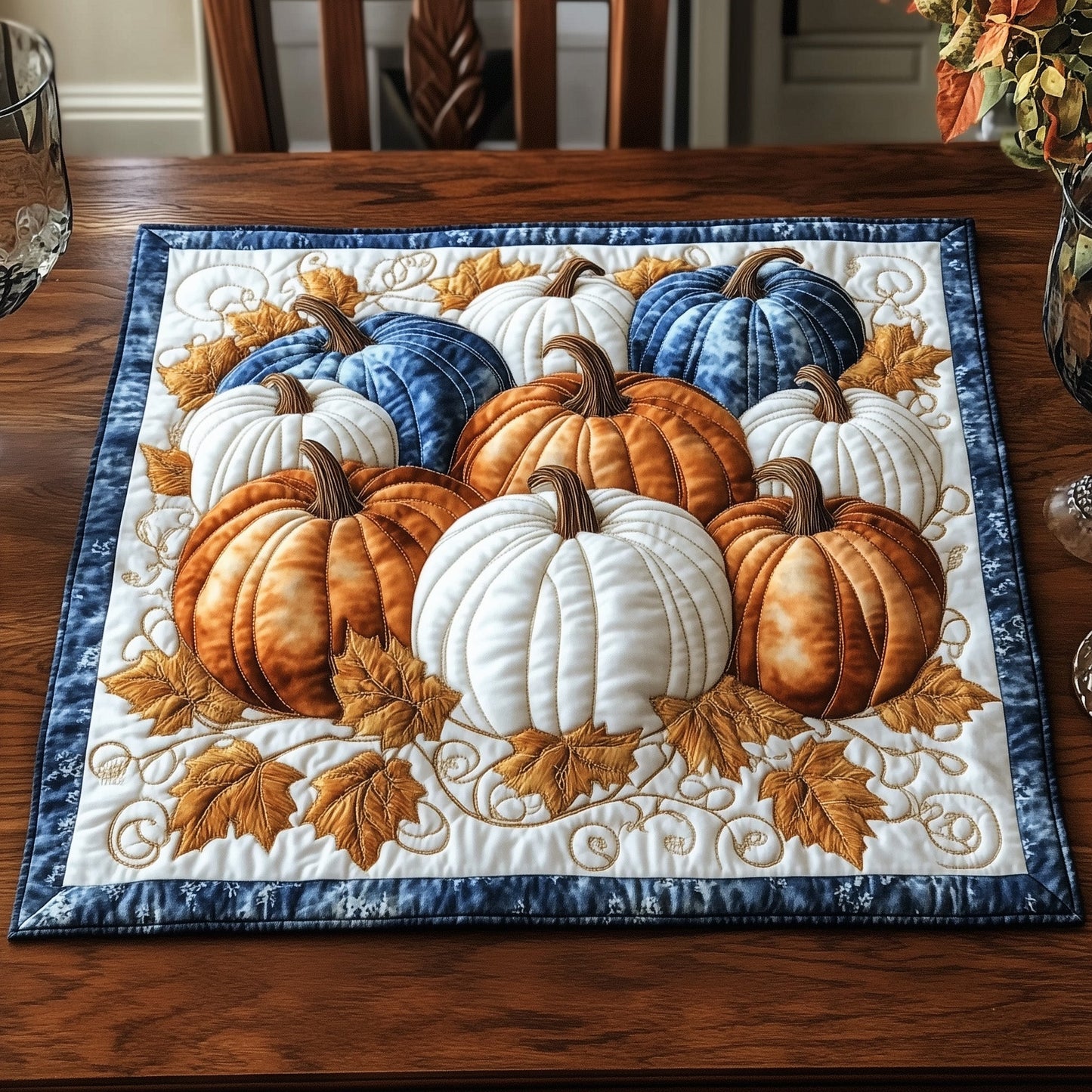 Pumpkin Haven Quilted Table Topper GFTOTP12429
