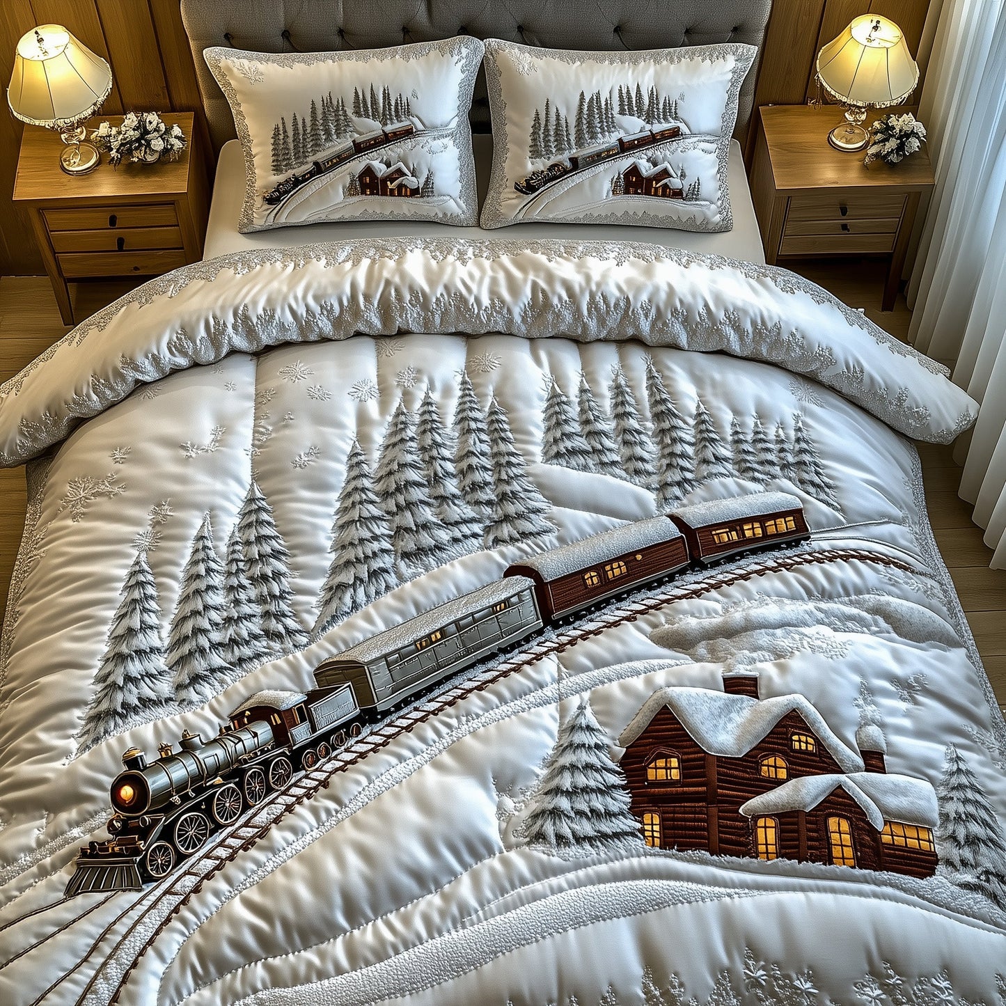 Christmas Express Duvet Cover Set GFTOTP12444