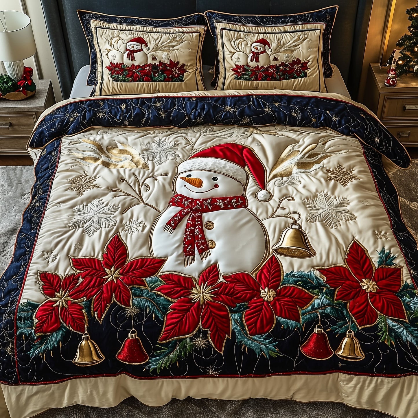 Festive Frosty Duvet Cover Set GFTOTP12451