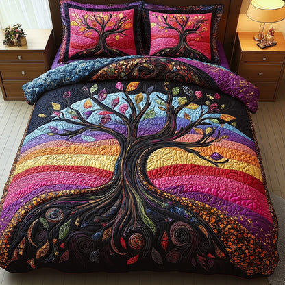 Nature Harmony 3-Piece Quilted Bedding Set GFTOTP12474