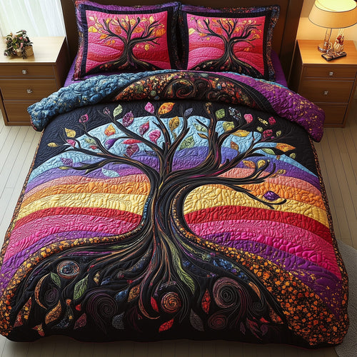 Nature Harmony 3-Piece Quilted Bedding Set GFTOTP12474