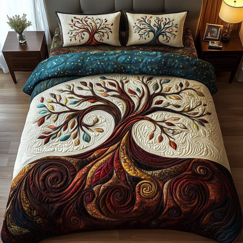 Nature Harmony 3-Piece Quilted Bedding Set GFTOTP12477