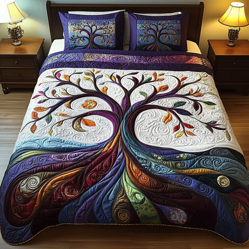 Nature Harmony 3-Piece Quilted Bedding Set GFTOTP12478