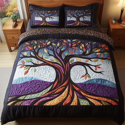 Nature Harmony 3-Piece Quilted Bedding Set GFTOTP12479