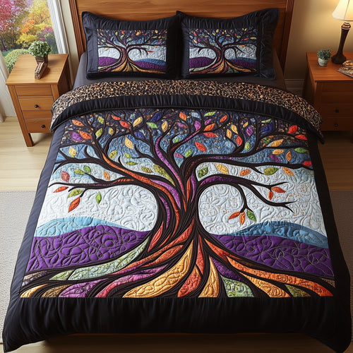 Nature Harmony 3-Piece Quilted Bedding Set GFTOTP12479