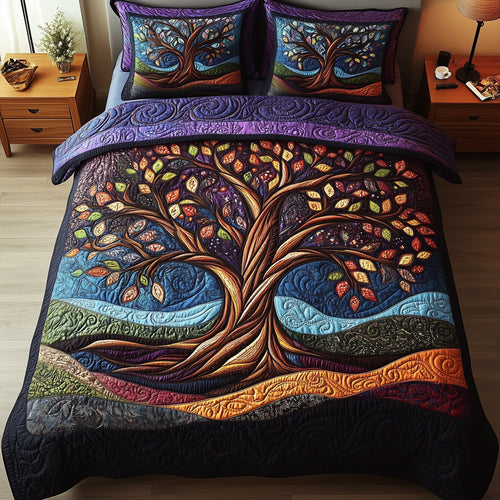 Nature Harmony 3-Piece Quilted Bedding Set GFTOTP12480