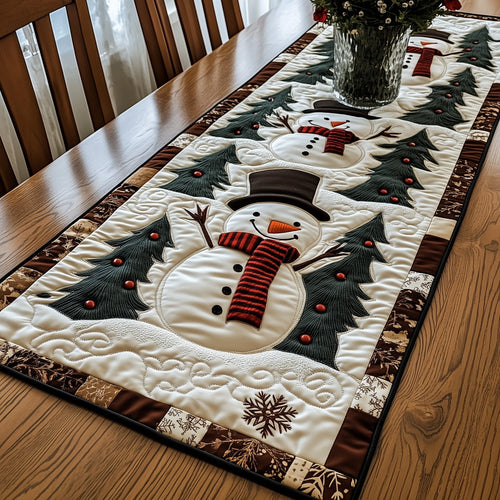 Snowmen Quilted Table Runner GFTOTP12481