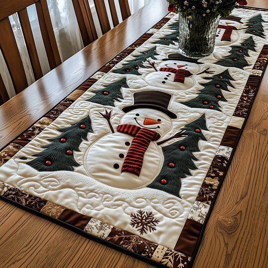 Snowmen Quilted Table Runner GFTOTP12481